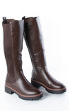 Rebecca Knee High Boots | Brown