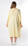 Ribbed Fine Knit Dress | Lemon