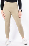 Ribbed Leggings | Beige