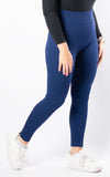 Ribbed Leggings | Navy