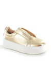 Riva Slip On Trainers | Gold