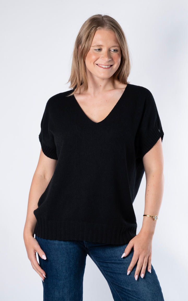 Rose Tank Knit | Black