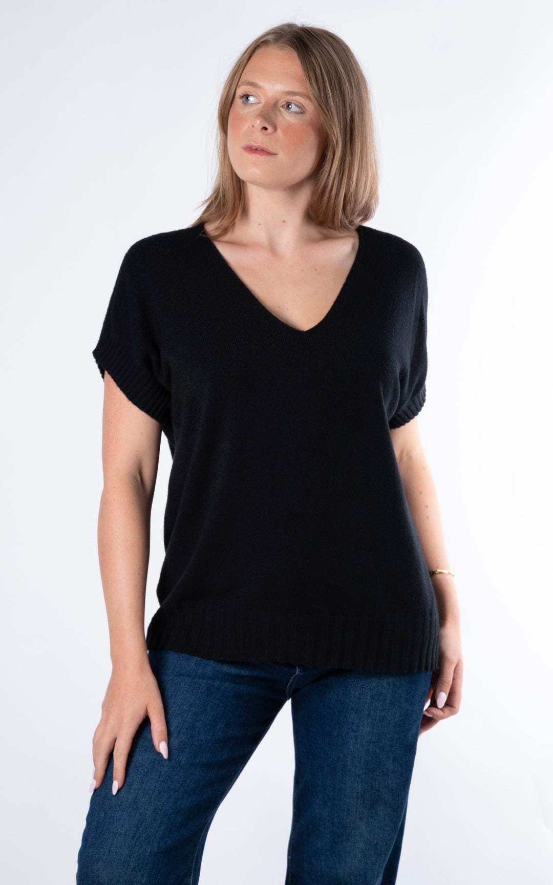 Rose Tank Knit | Black