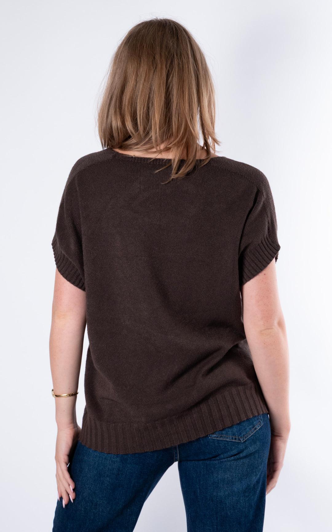 Rose Tank Knit | Chocolate