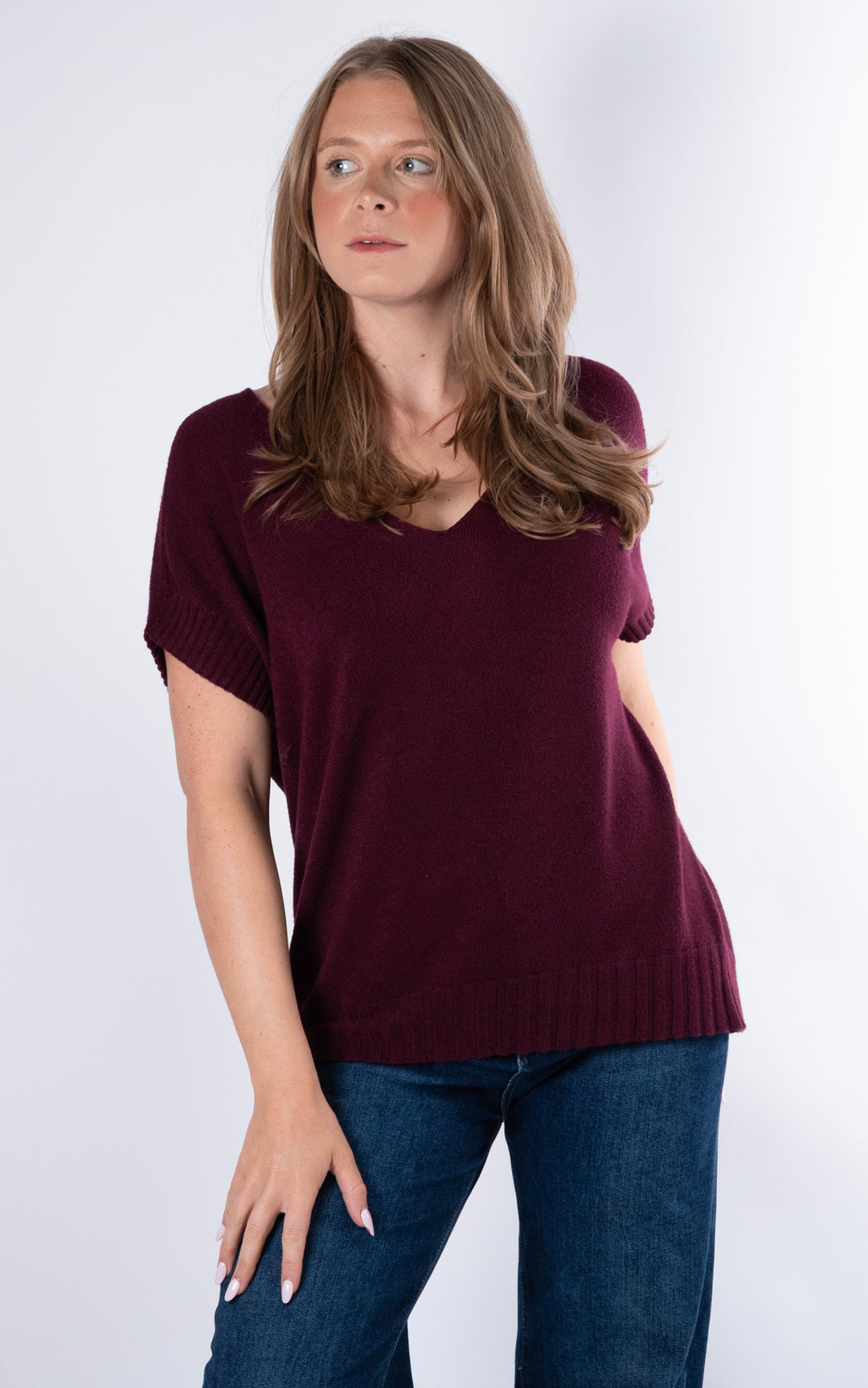 Rose Tank Knit | Plum