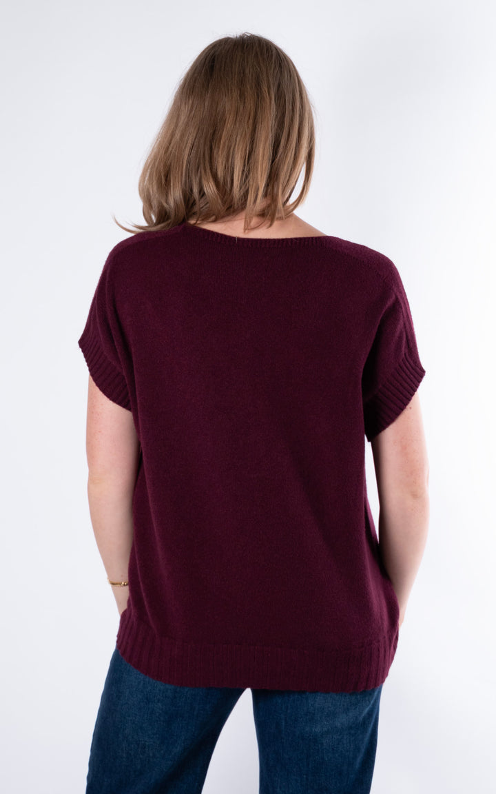 Rose Tank Knit | Plum