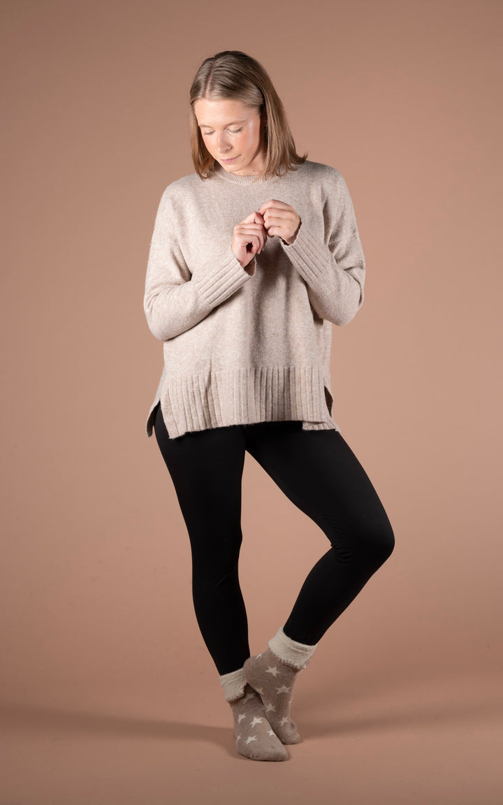Rowan  Jumper  | Camel