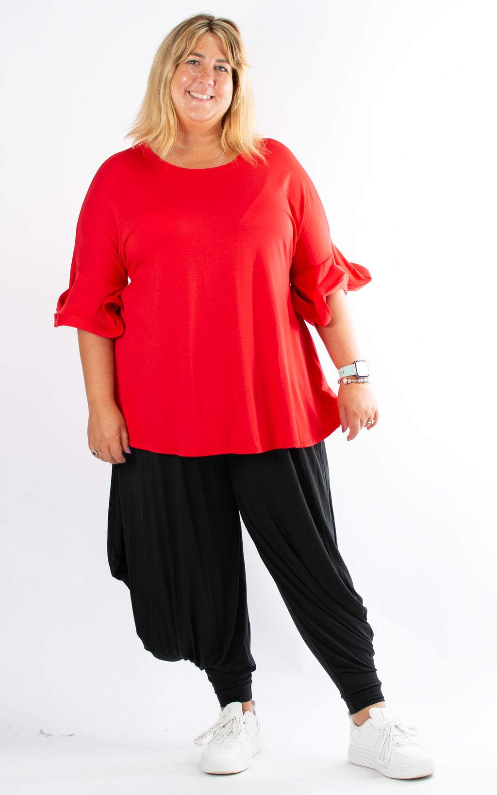 Roxanne Bell Sleeve | Red