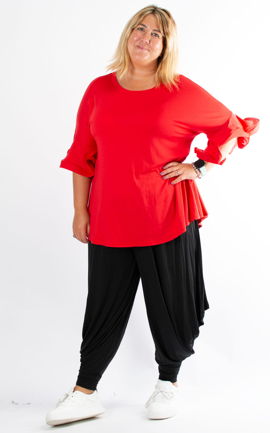 Roxanne Bell Sleeve | Red