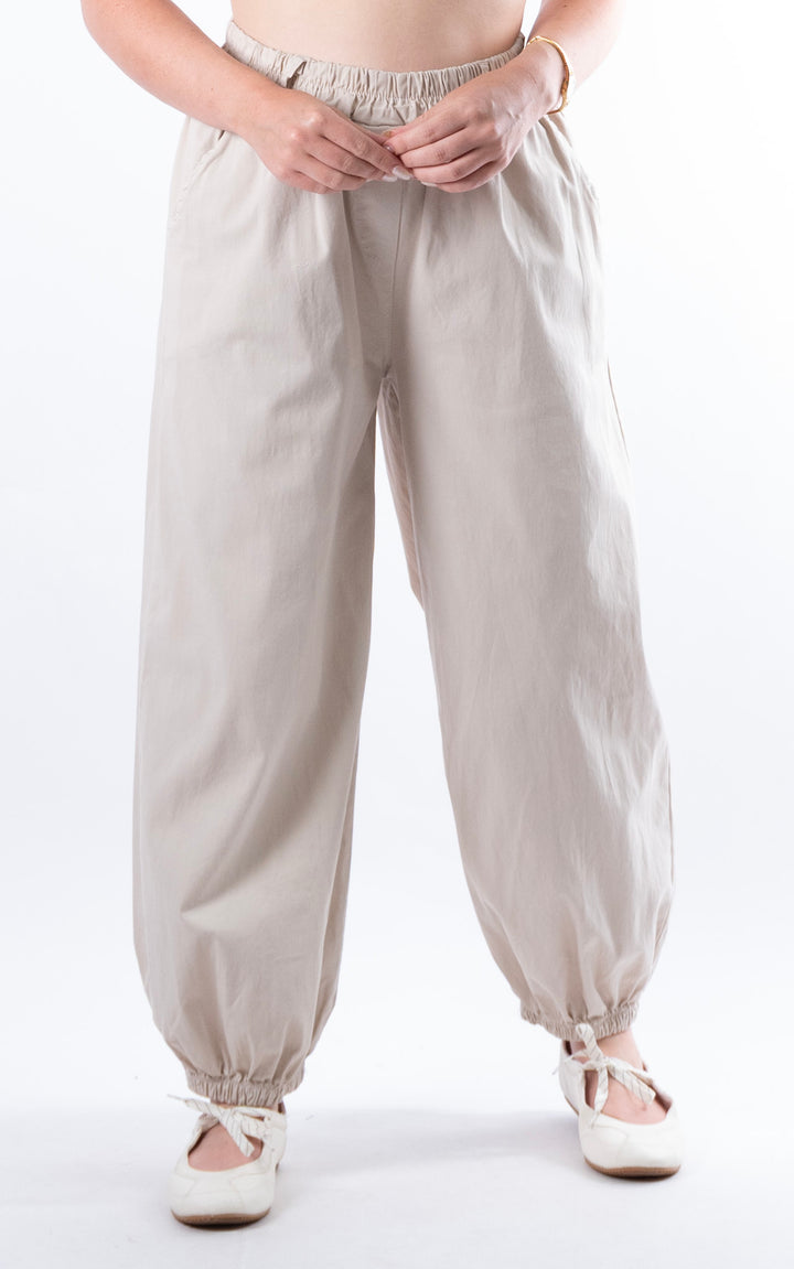 Sabrina Cuff Trouser Leg Trouser | Beige
