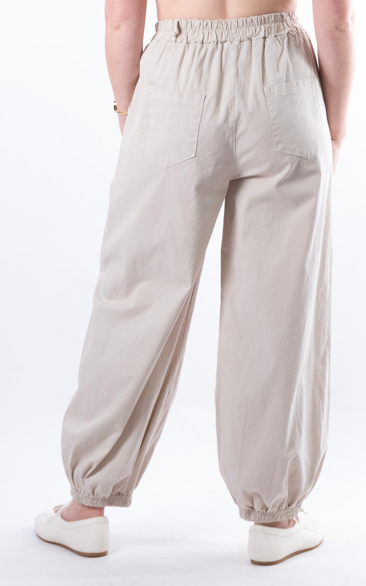Sabrina Cuff Trouser Leg Trouser | Beige