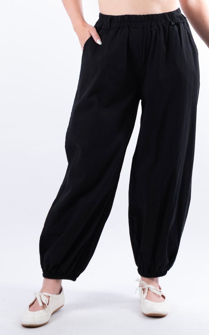 Sabrina Cuff Trouser Leg Trouser | Black