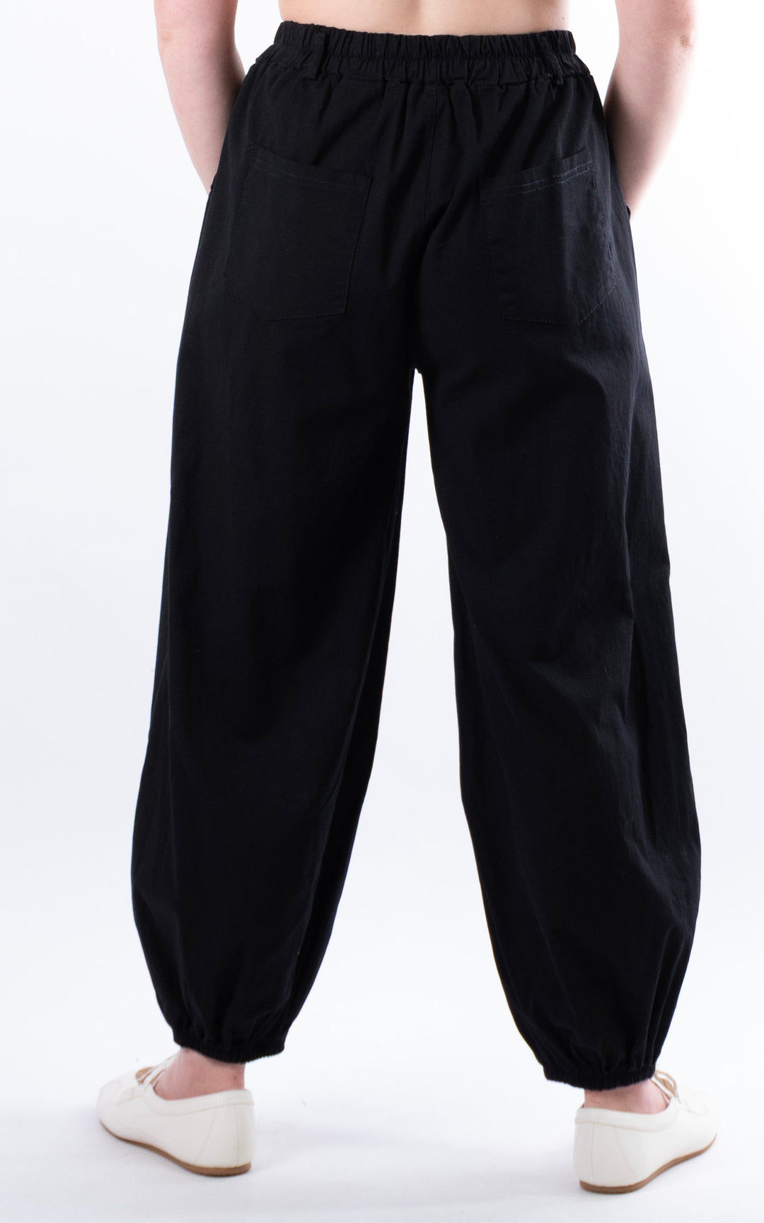 Sabrina Cuff Trouser Leg Trouser | Black