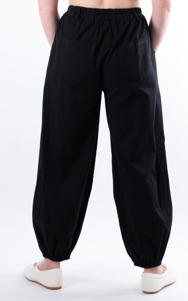 Sabrina Cuff Trouser Leg Trouser | Black