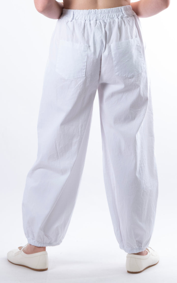 Sabrina Cuff Trouser Leg Trouser | White