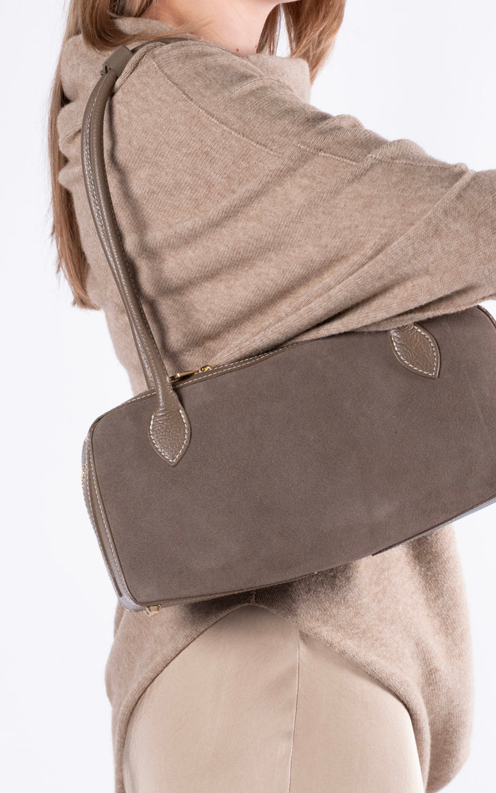 Saffron Asymmetric Jumper | Biscuit