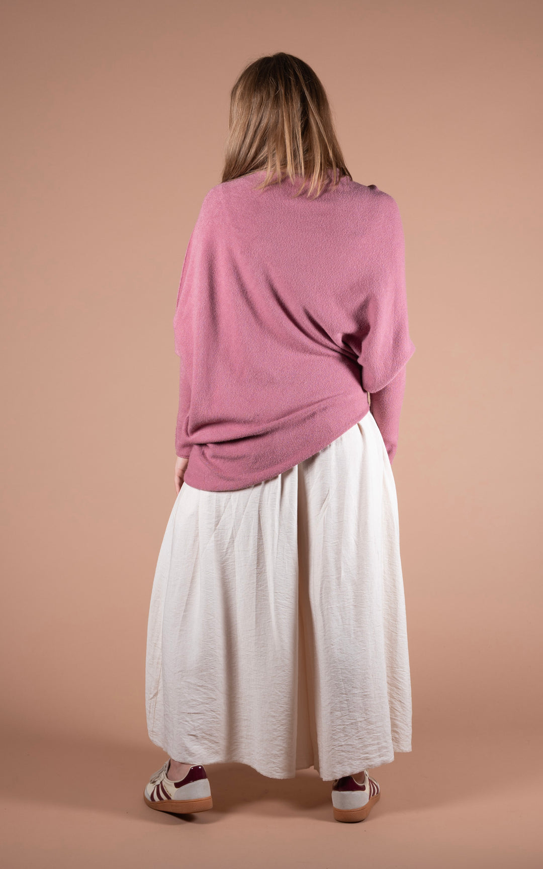 Saffron Asymmetric Jumper | Rose
