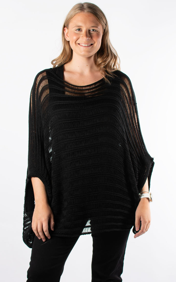 Sally Ladder Jumper | Black