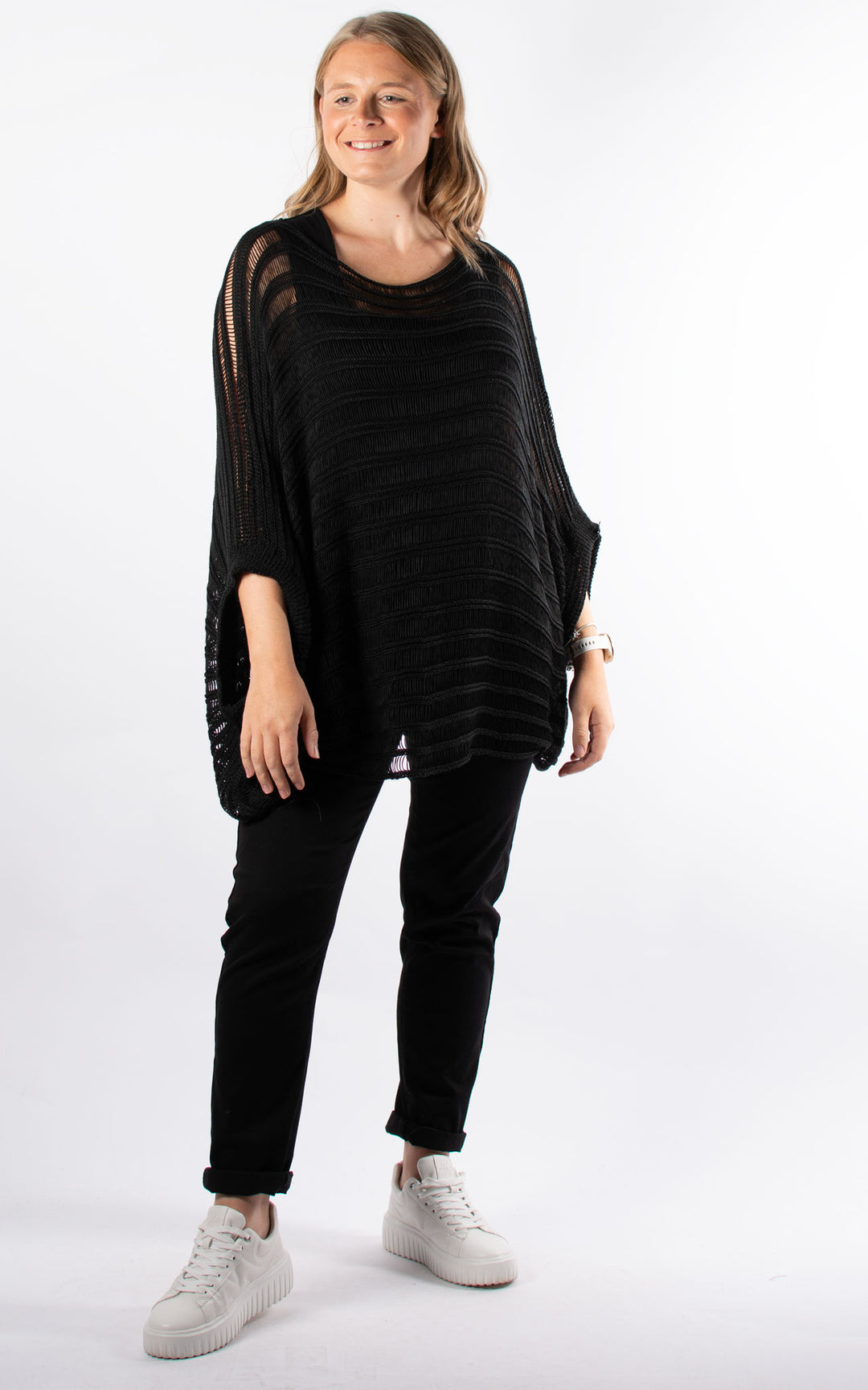 Sally Ladder Jumper | Black
