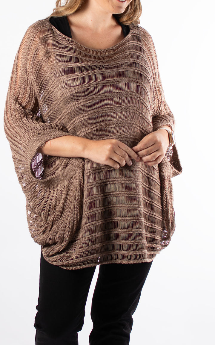 Sally Ladder Jumper | Mocha