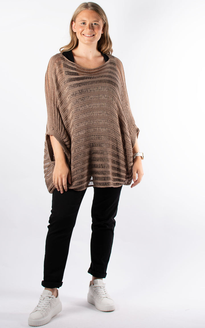 Sally Ladder Jumper | Mocha