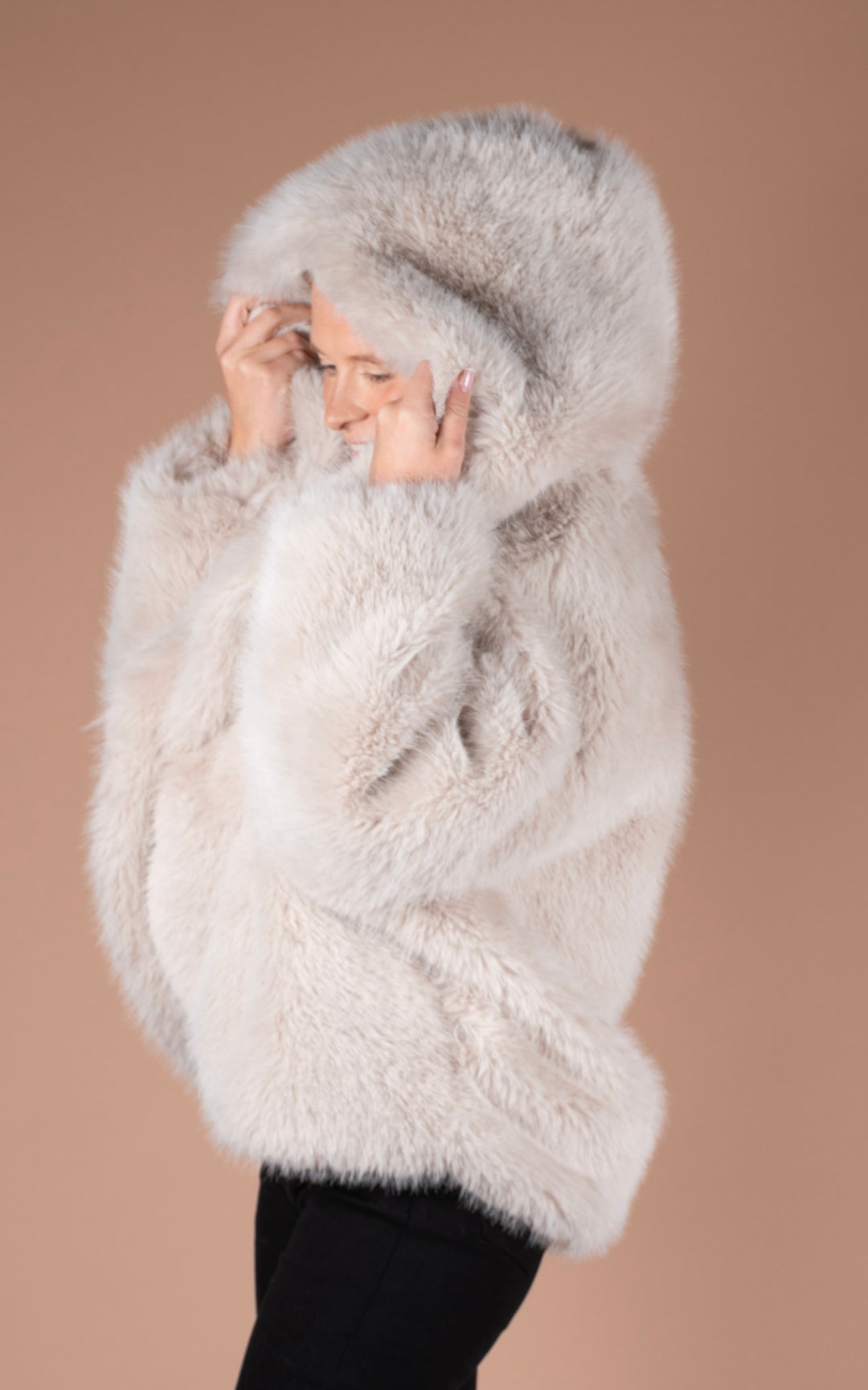 Samara Faux Fur Coat | Oat