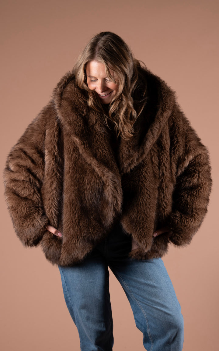 Samara Faux Fur Coat | Teddy