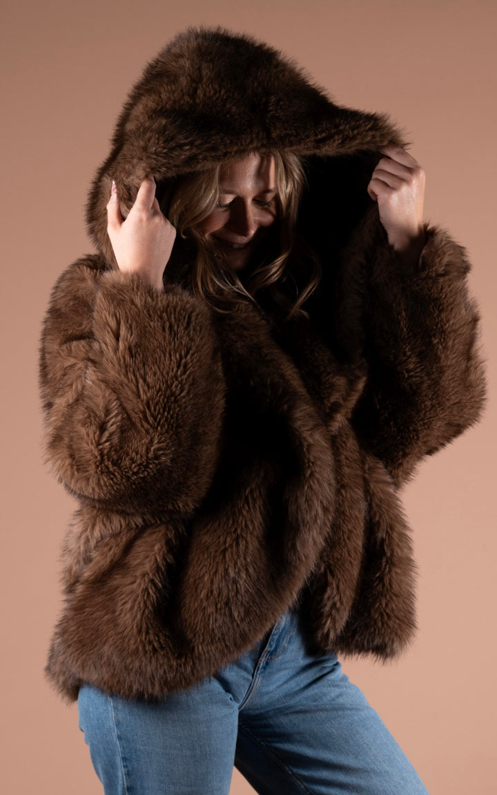 Samara Faux Fur Coat | Teddy