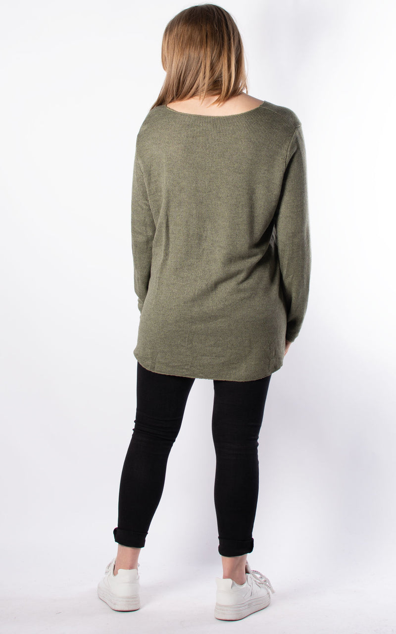 Sammy Soft Knit | Khaki