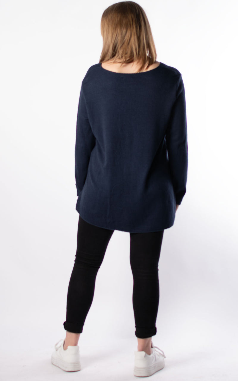 Sammy Soft Knit | Navy