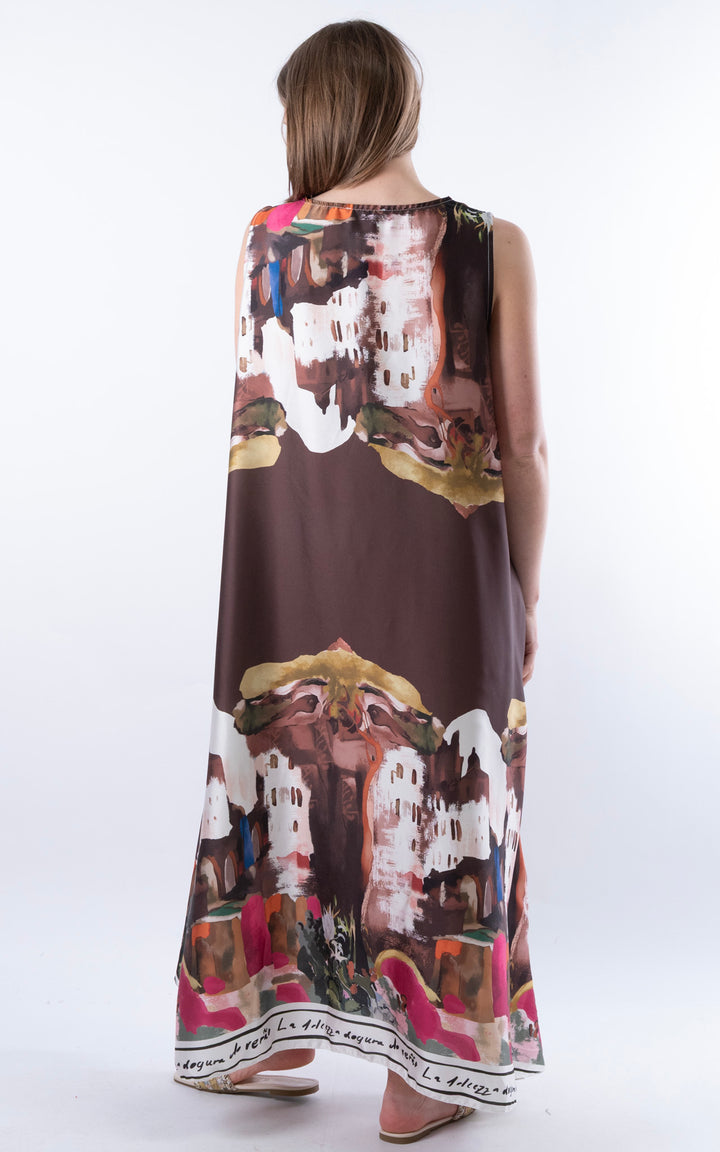 Santorini Maxi Dress | Chocolate