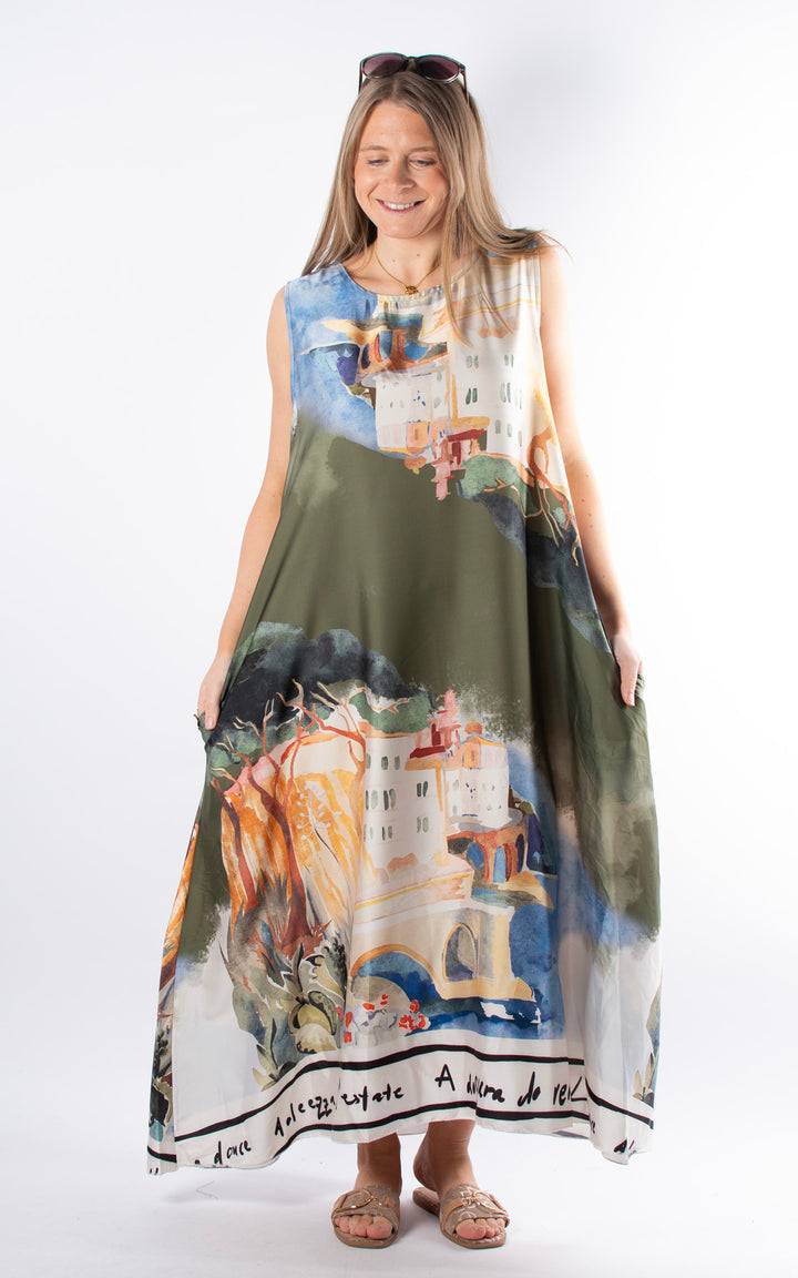 *PRE-ORDER* Santorini Maxi Dress | Green