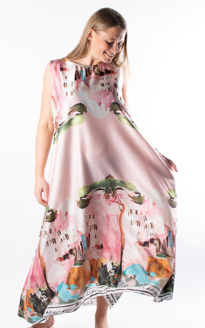 Santorini Maxi Dress | Pink