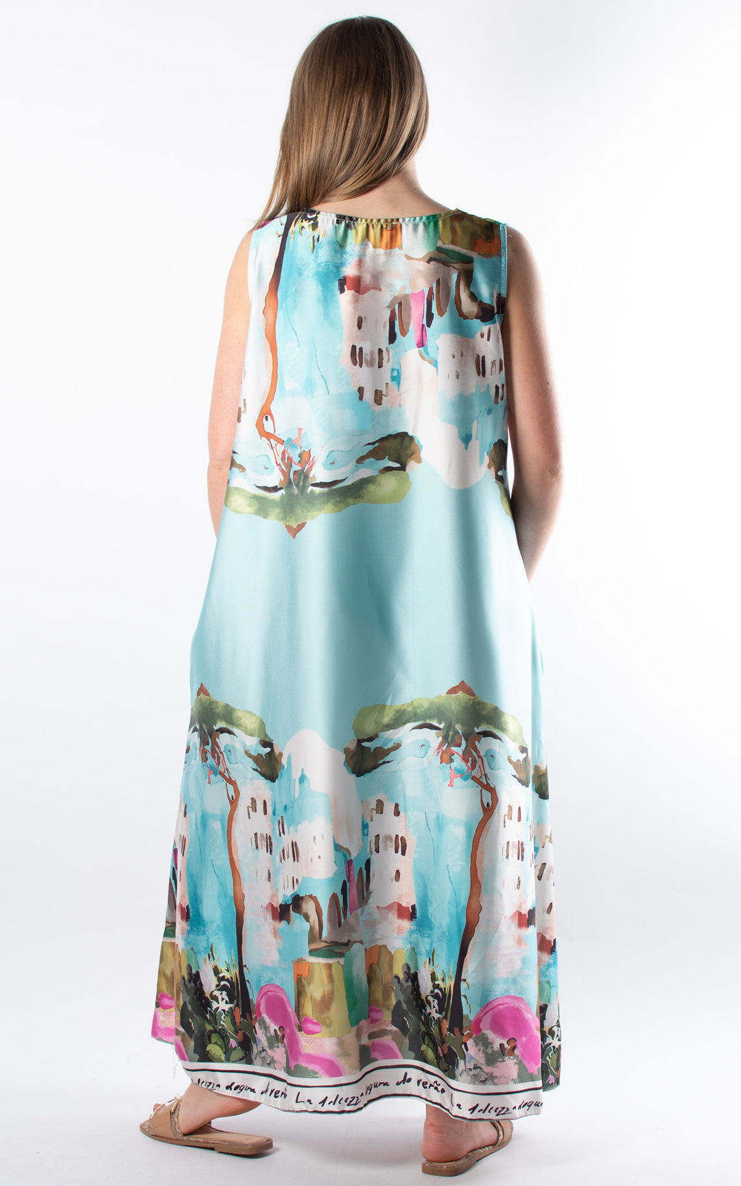 Santorini Maxi Dress | Turquoise