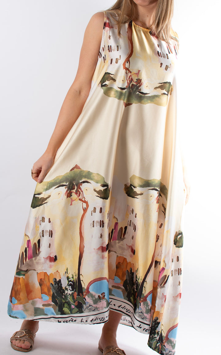 Santorini Maxi Dress | Yellow