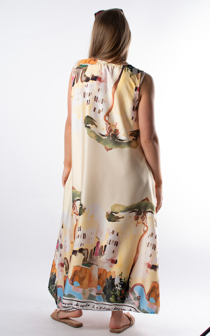 Santorini Maxi Dress | Yellow