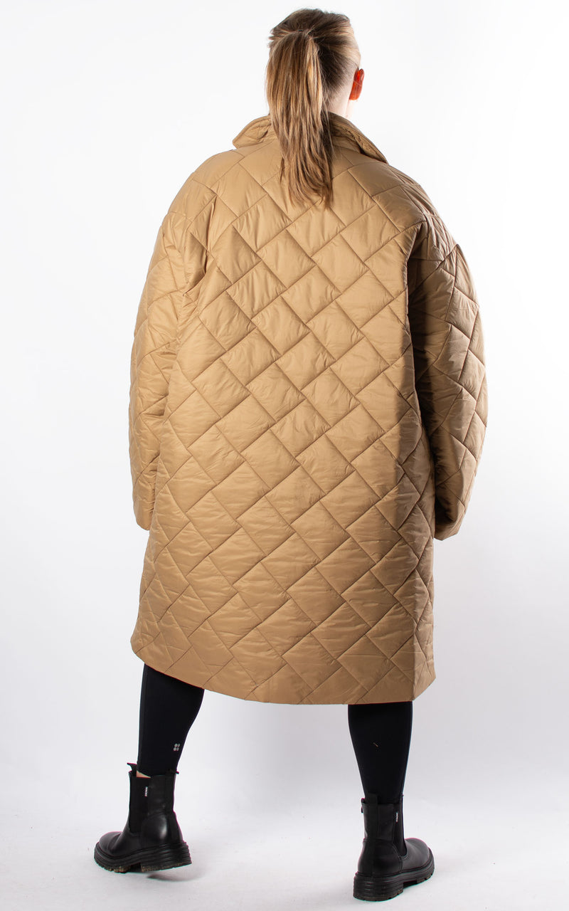 Sarah Padded Coat | Camel