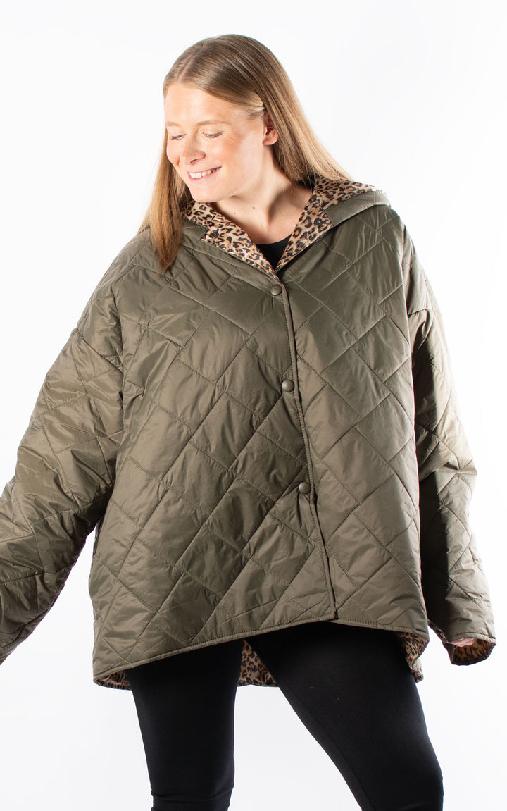 Sarah Padded Jacket | Khaki