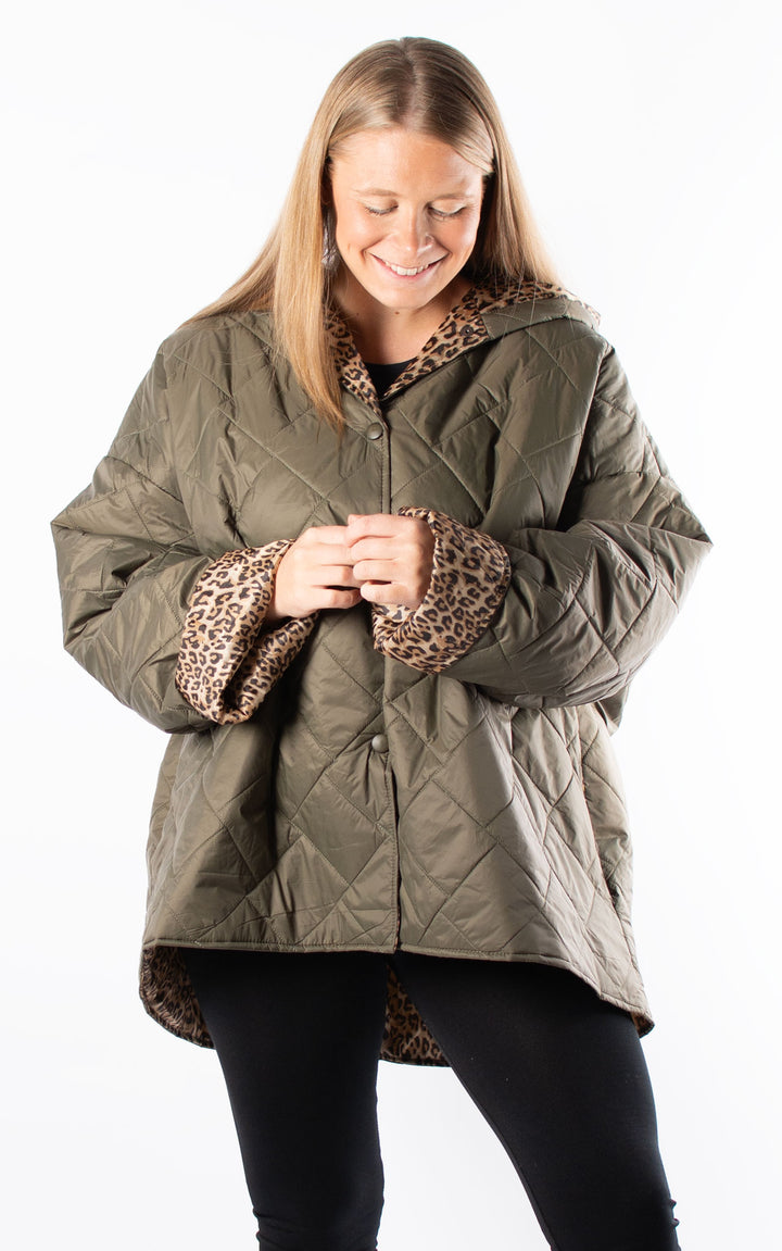 Sarah Padded Jacket | Khaki