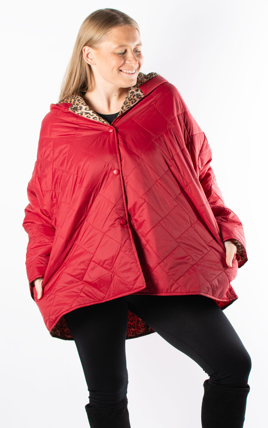 Sarah Padded Jacket | Red