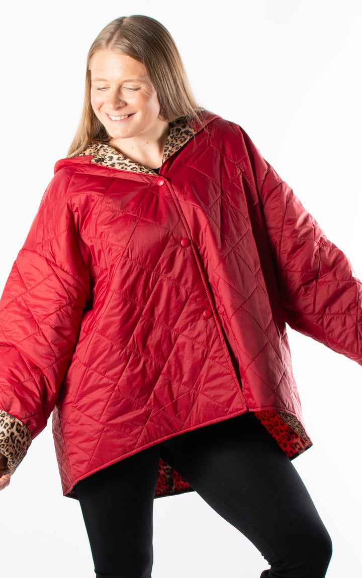 Sarah Padded Jacket | Red