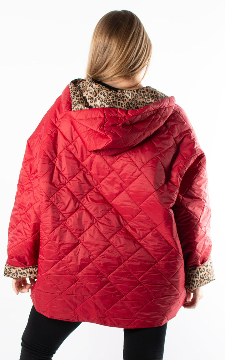 Sarah Padded Jacket | Red