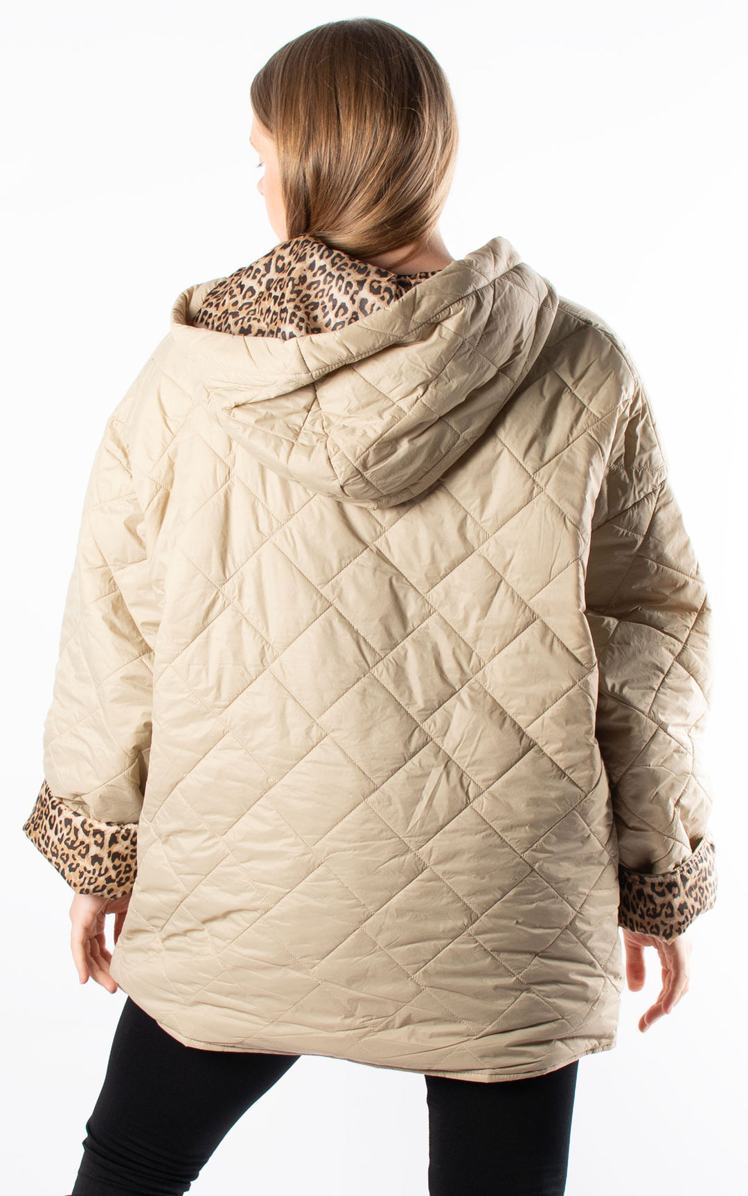 Sarah Padded Jacket | Taupe