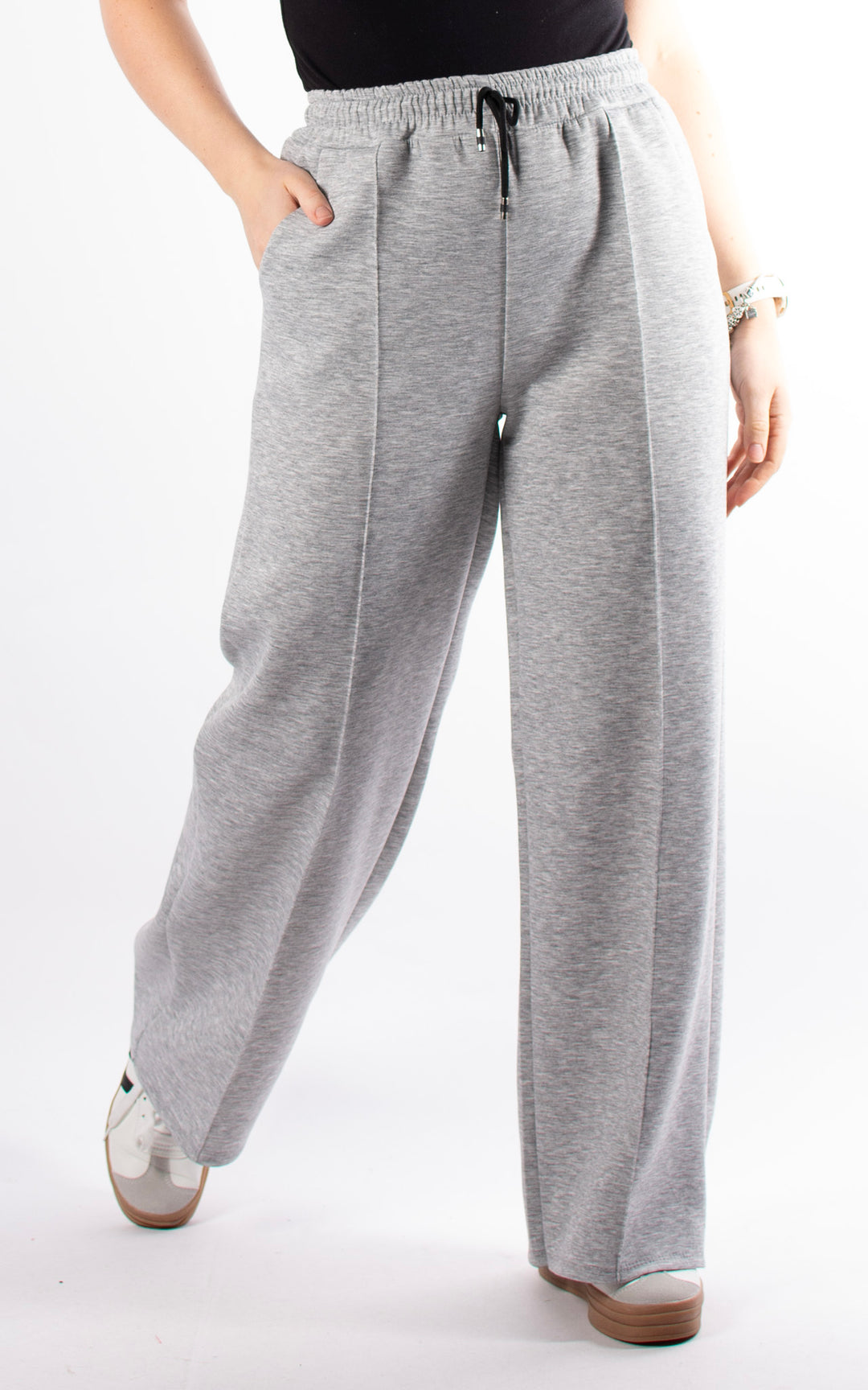 Seam Front Joggers | Grey