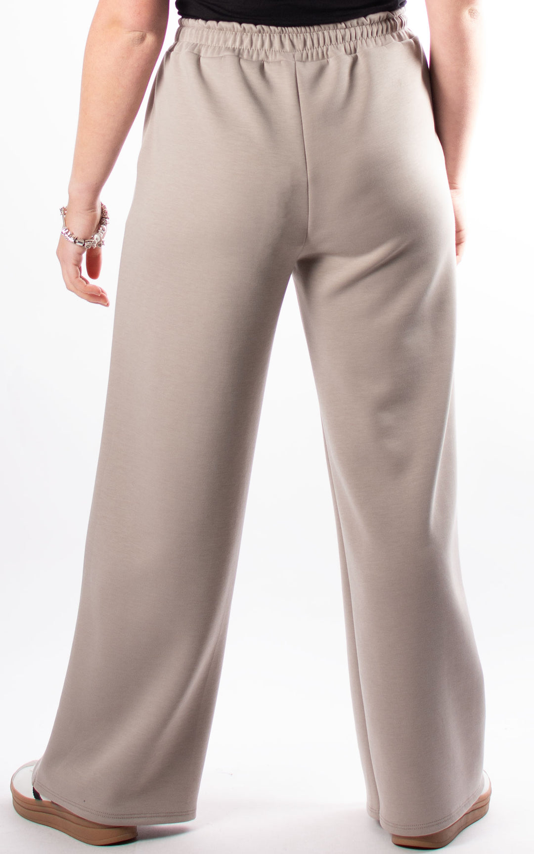Seam Front Trousers | Beige