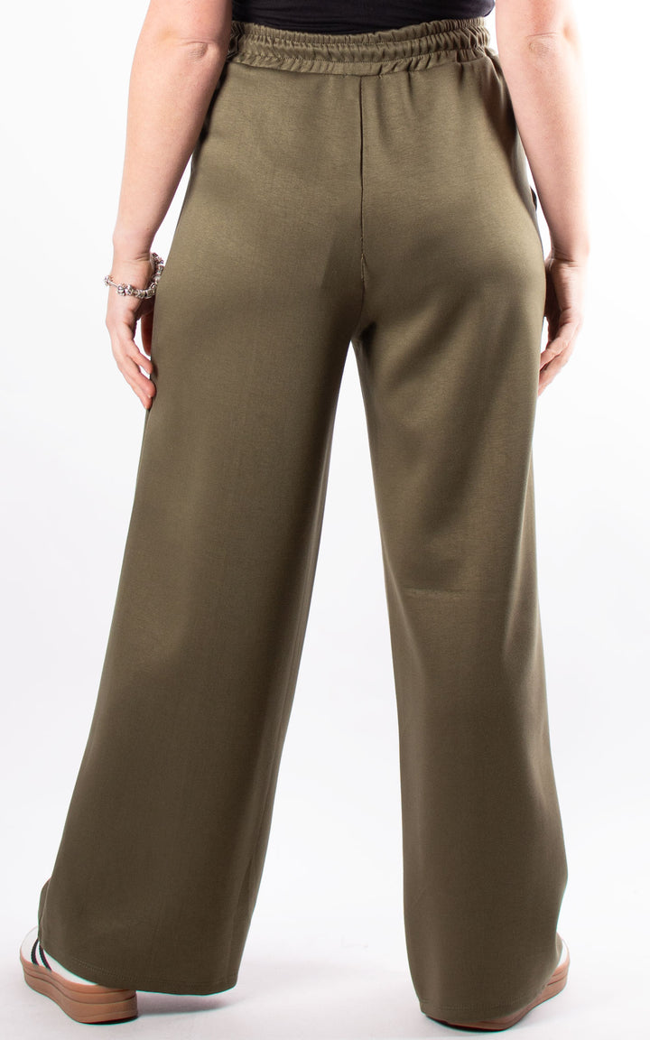 Seam Front Joggers | Khaki