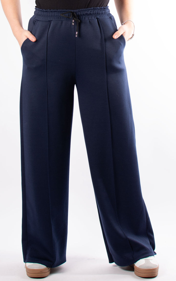 Seam Front Trousers | Navy