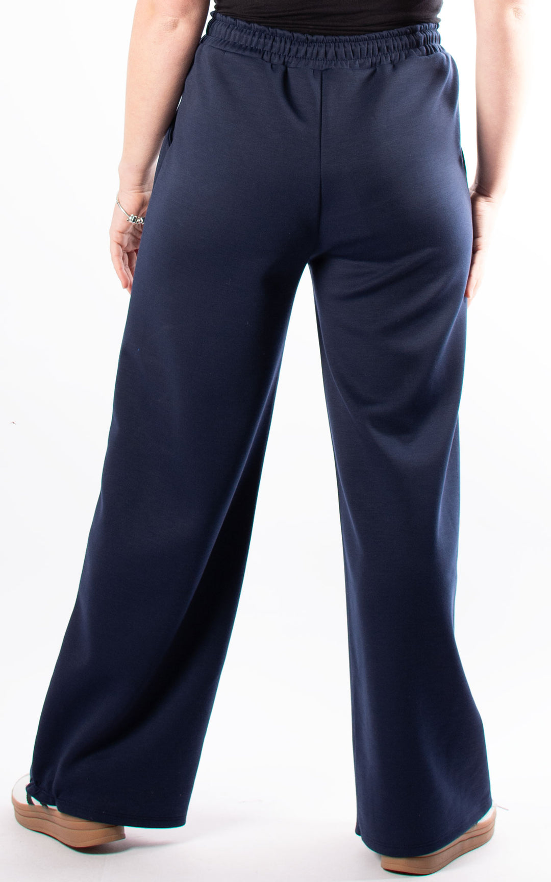 Seam Front Trousers | Navy