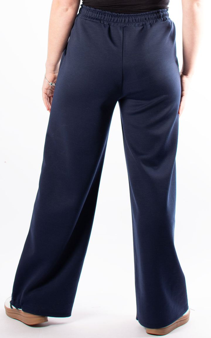 Seam Front Trousers | Navy