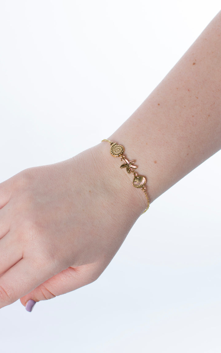 Seashell Beach | Bracelet | Gold